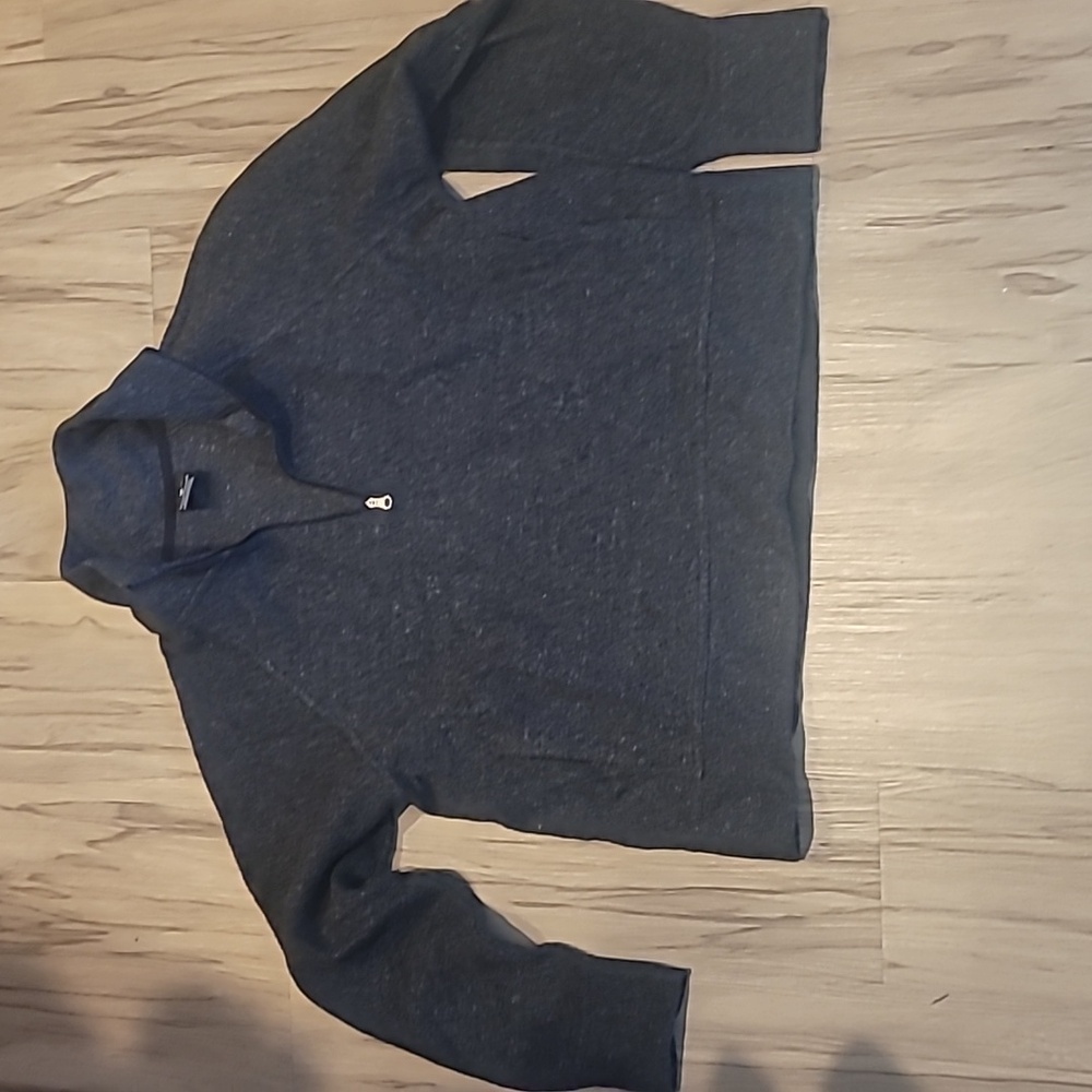 Nike Men's Charcoal Zip-Up Sweater